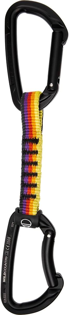 Wild Country Session Rock Climbing Quickdraw | Robust, Durable, Versatile, Lightweight Aluminum Carabiners
