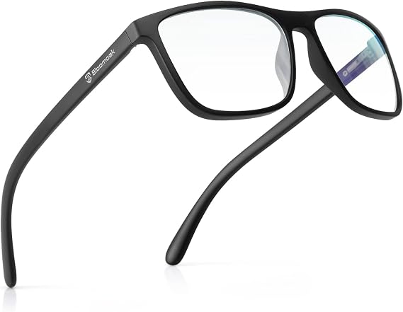 B BLOOMOAK Clear Night Driving Glasses, Anti-Glare Night Vision Glasses with AR Coating, Lightweight PC Lenses for Men Women
