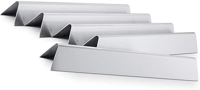 Direct Store Parts DP110 24.5 Inch Stainless Steel 7539 7540 Flavorizer Bars for Weber Genesis 300 Series Grills with Side Controls Knobs, Genesis E310 E320 S310 S320 EP310 EP320 2007-2010