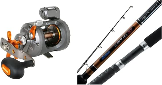 Okuma Cold Water Linecounter Trolling Reel CW-303DLX & Classic Pro GLT Copper/Lead core Trolling Rod (12- 27 Lbs)