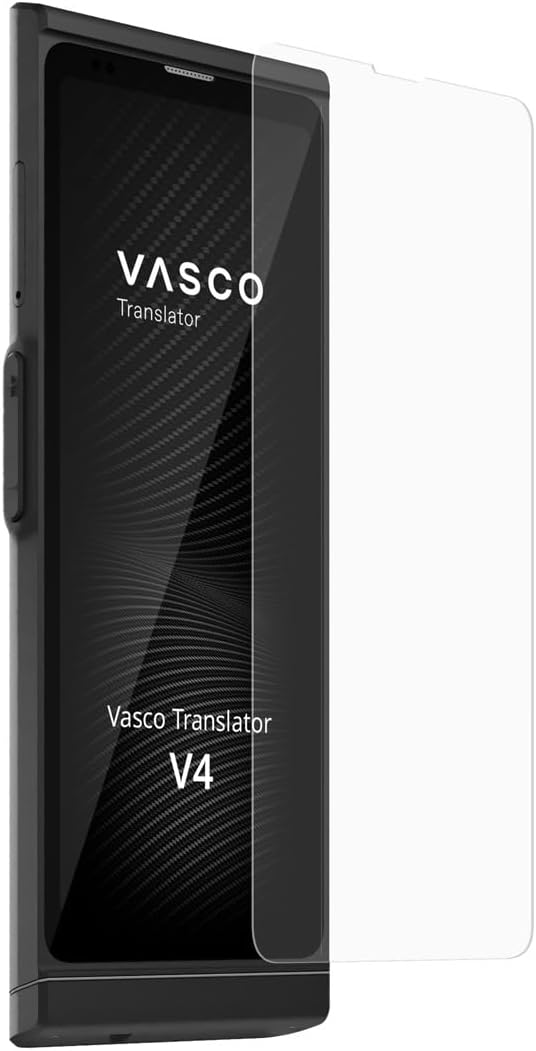 Vasco Electronics Tempered Glass Screen Protector | Vasco Translator V4 | 9H Tempered Glass | Crystal-Clear Display | Scratch & Fingerprint Protection | Easy Bubble-Free Installation | Precise Fit
