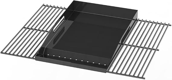 Pit Boss Ceramic Coated Griddle Insert and Cooking Grates Set 700 Series