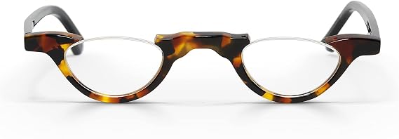 eyebobs - Topless | Premium Reading Glasses for Men and Women | Half Rim Frame | Available in 0.0x - 4.0x