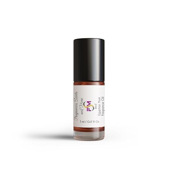 Red Egyptian Musk Fragrance Oil - 0.17 Fl Oz Glass Roll On (5ml)