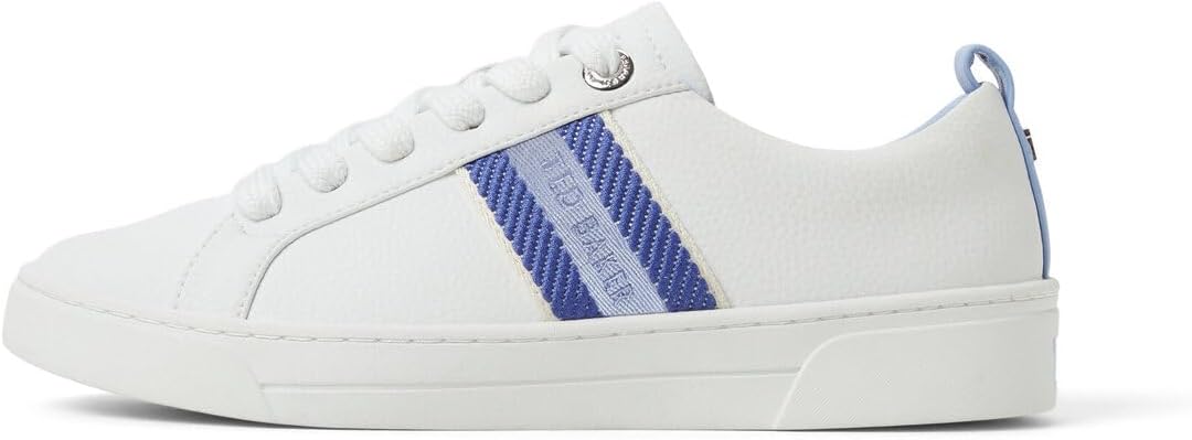 Ted Baker Women's Bailey Icon Side-Strap Leather Court Sneaker | Casual Shoes