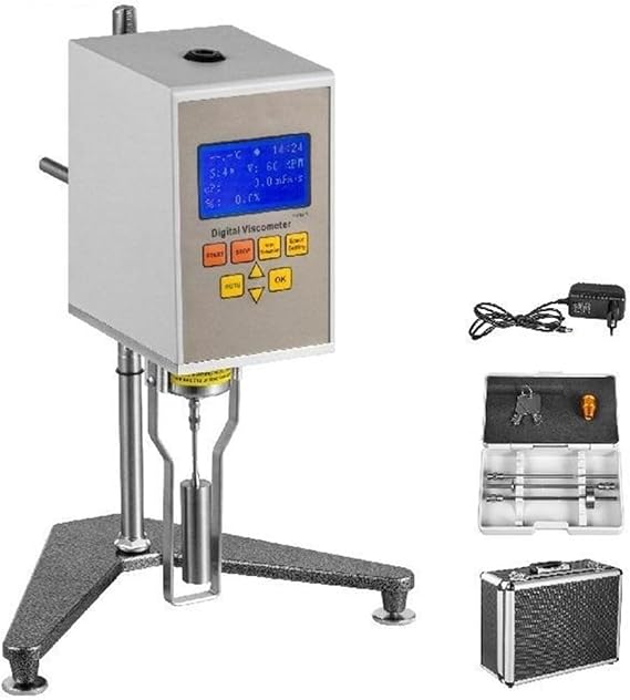 10-1×105 MPA.S Digital Viscometer, NDJ-5S Rotary Viscosity Tester, Meter Accuracy Portable Liquid for Beginners DIY(NDJ-9S,Australie)