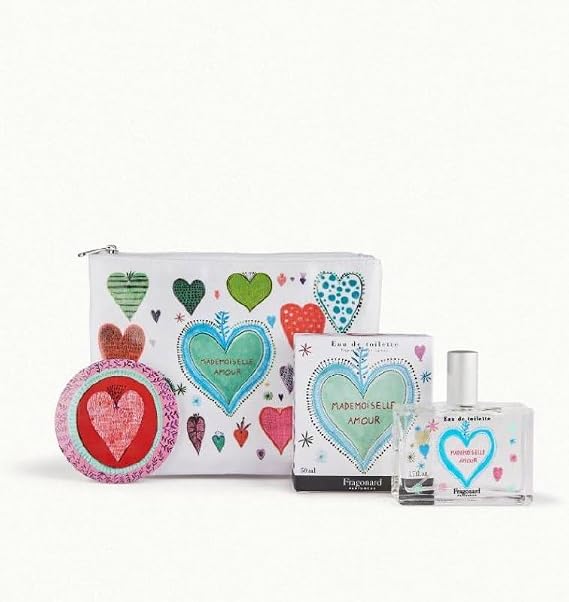 Fragonard Parfumeur Mademoiselle Amour Gift Set - Eau de toilette 50 ml and Mirror