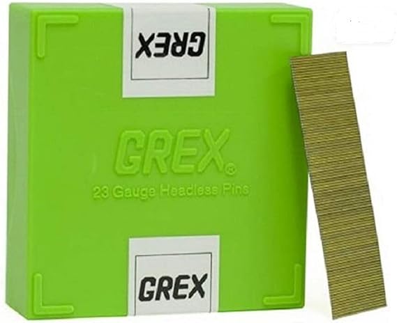 Grex P6/50L 2 In. 23 Ga. Headless pins, Galvanized, 10M/Bx
