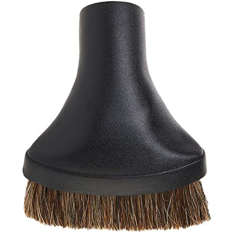 Cen-Tec Systems 34839 Premium Dusting Brush Vacuum Tool with Soft Fill, Black