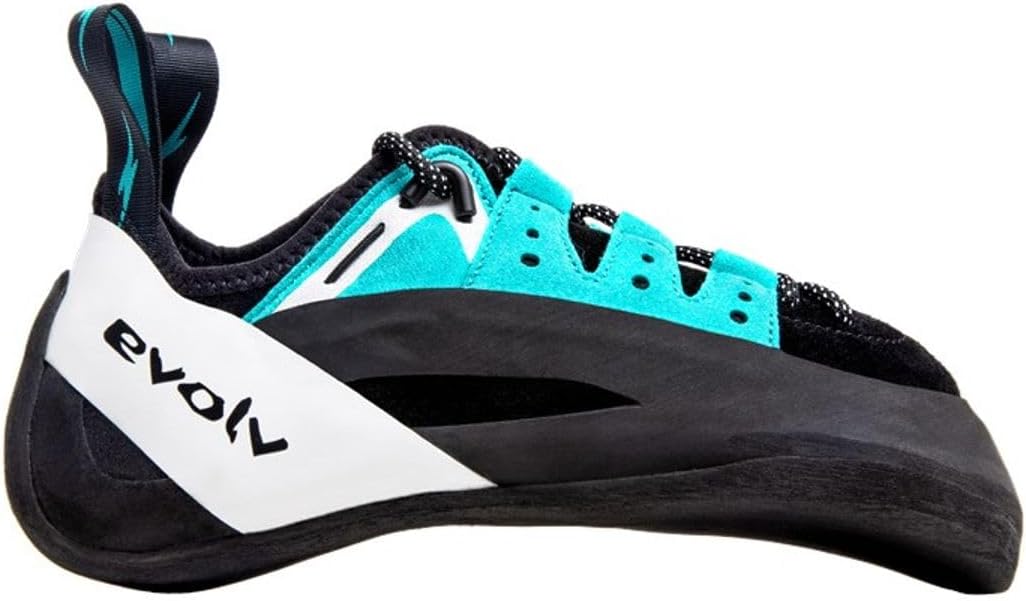 EVOLV Geshido Lace Climbing Shoes - Men's Black/Teal/White 13