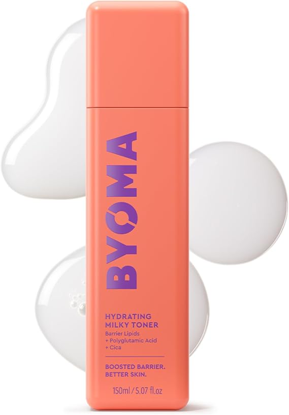 BYOMA Hydrating Milky Toner | Dewy, Ultra Hydrating, Soothes Skin, Locks in Moisture, Reduces Redness, Barrier Repair