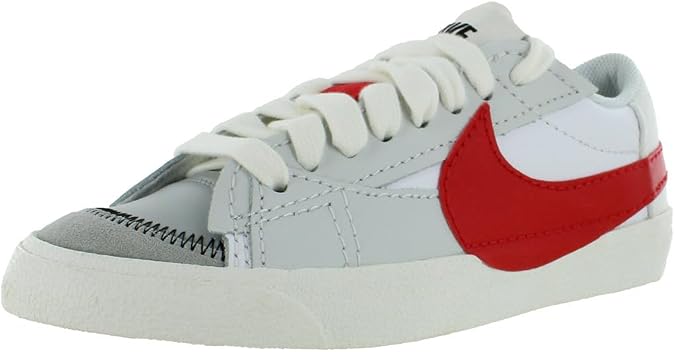 Nike Blazer Low 77 Jumbo DQ8769 100, White/University Red-white, 6.5
