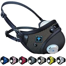 RZ Mask RZM3 - Patented Dust Mask w/ 99.8% Carbon Filtration, Anti Fogging, 360 Seal with 3 Straps, 50% Better Breathability