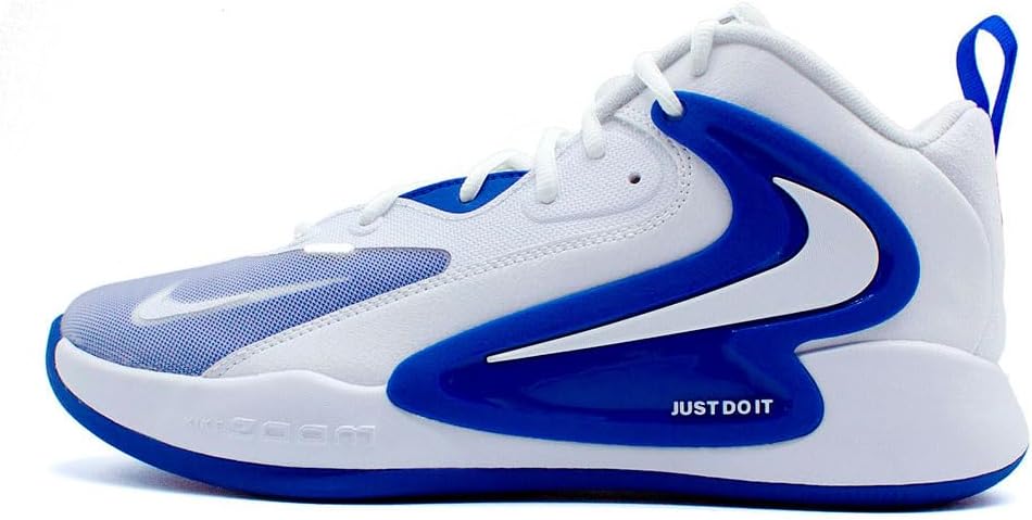 Nike HyperSet 2 Indoor Court Shoes (FQ7070-108, White/Game Royal/White) Size 10