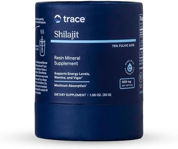 Trace Minerals Shilajit Resin with Fulvic Acid, 60 Servings