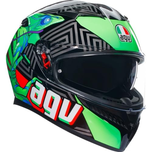 AGV K3 Kamaleon Motorcycle Helmet BlackRed XXL