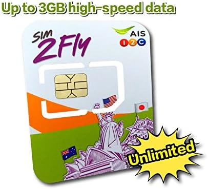 Sim2Fly: Asia Data Roaming for 20 Countries Preloaded Data SIM Card 4GB  8 Days Japan, Korea, Singapore, Malaysia, Hong Kong, Laos, India, Taiwan, Philippines, Cambodia, China, Nepal, Australia