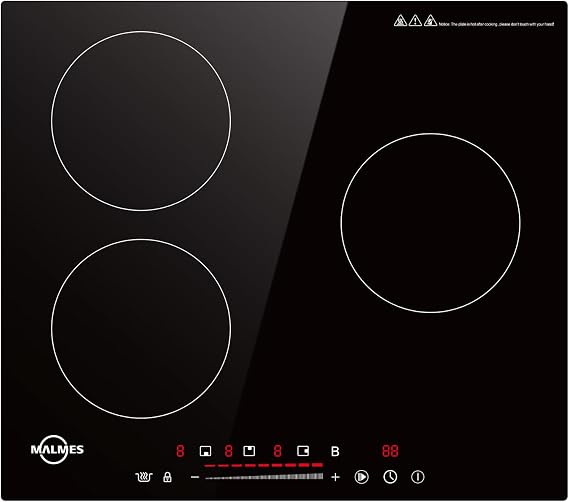 Built in Induction Hob 60cm, 3 Cooking Zones, No Plug D60474H2