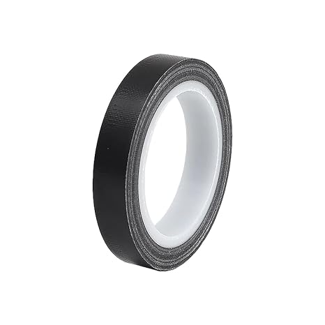 YFFSFDC Teflon Tape Heat Resistant Tape High Temperature Tape Heat Resistant up to 300℃ Insulating Thickness 0.13mm Black PTFE Insulated Waterproof Oil-proof Pressure Resistant for Work Repair Home