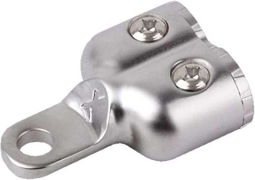 XSCORPION RT00P Dual Ring Terminal with Adapters, Silver