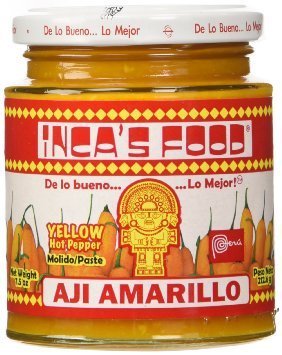 Aji Amarillo Pasta - Peruvian Hot Yellow Pepper Paste - Inca's Food 15.7oz 5 Pack_AB