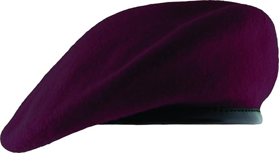 TheSupplyRoom Unlined Beret with Leather Sweatband