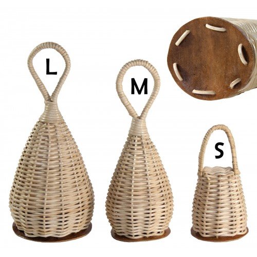 Terre Caxixi Rattan Kalabash (Large)