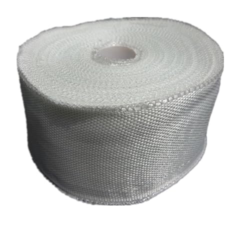 Fiberglass Cloth Tape Roll Glass 5cm Wide Glass Fiber Plain Weave Fabric Repair 25 Meter