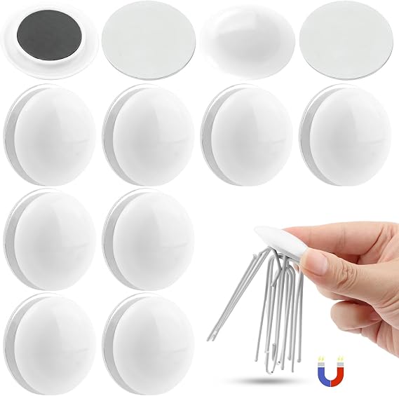10 Pcs Shower Curtain Weights, Heavy Duty Magnetic Shower Curtain Clips