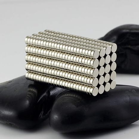 SYHL Magnets, Hooks, Disc,Permanent, DIY, Building, Craft 4mmX1.5mm(200pcics) ...