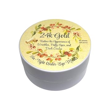 24k Gold Eye Gel Patches are soothing, refreshing, anti-aging and reduce the appearance of wrinkles, dark circles, and puffiness under the eyes
