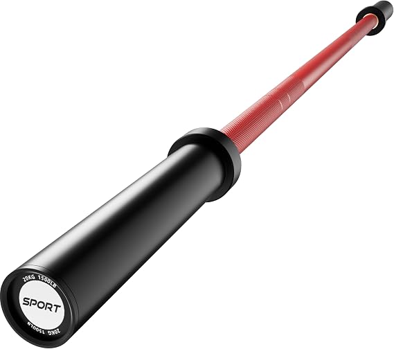 7FT Olympic Barbell, 1500LBS Weight Bar For Weightlifting and Powerlifting