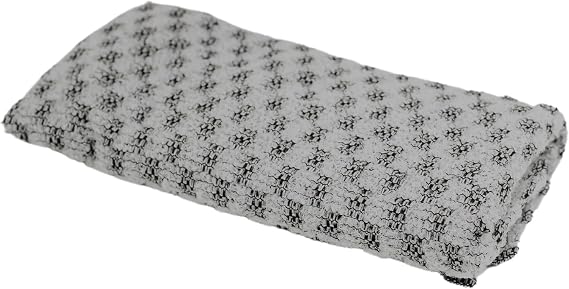 JJ KENT Mega Minke Exfoliating Body Scrubber Washcloth for Shower, Gray