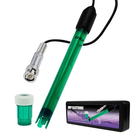 ORP Electrode Replaceable BNC Socket Probe for ORP Tester Meter Controller 300cm Long Cable Aquariums, Tanks, Ponds Measurement