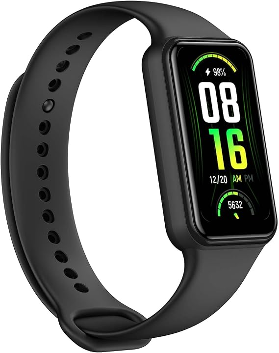 Amazfit Band 7 Activity Fitness Tracker for Men Women, 18-Day Battery Life, Alexa Built-in, 1.47AMOLED Display, 24H Heart Rate & SPO2 Monitoring, 120 Sports Modes, 5 ATM Water Resistant, Black