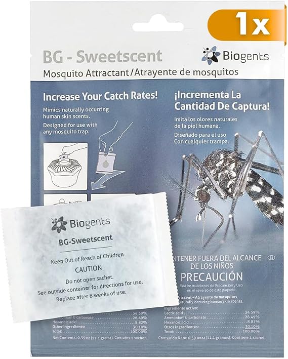 Biogents Sweetscent Mosquito Attractant Refill for Mosquito Traps, 1 Pack