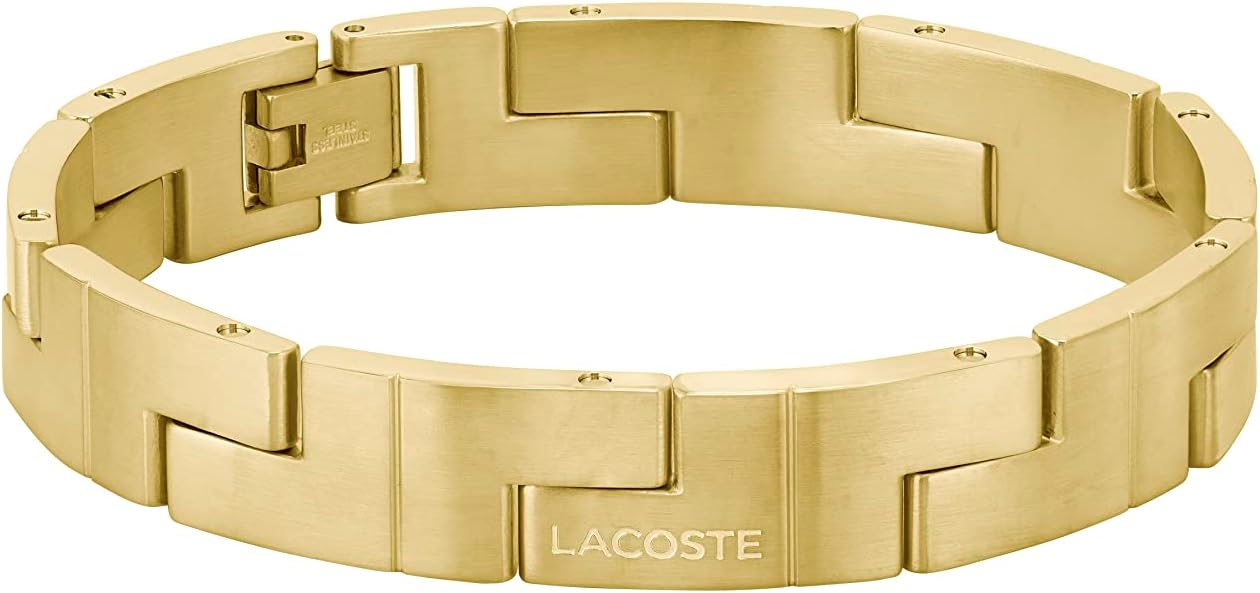 Lacoste Catena Collection Men's Stainless Steel Bracelet with Toggle Clasp