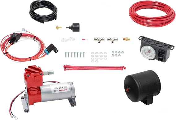 Firestone Airide 2266 Air Command Heavy Duty Compressor with Analog Gauge | Single Point Fill | Easy Installation | 150 PSI Maximum | Instant Air Source