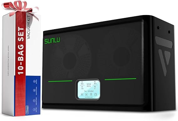 2025 Special Bundle SUNLU Official Filament Dryer Box S4,Four-Spool 3D Printer Dehydrator with Rapid Heating, Auto Humidity Control, and Advanced Triple Fan Upgrade, Fits PLA,PETG,ABS,TPU,PA,etc.