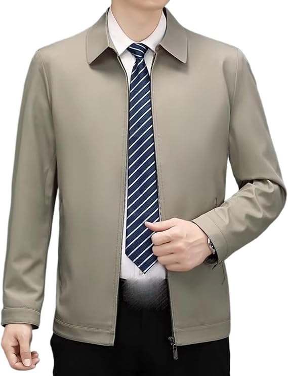 Men's Spring and Autumn Lapel Jacket Thin Business Casual