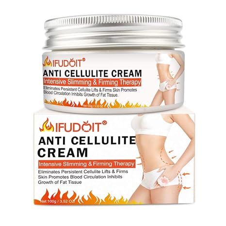 Professional Anti-Cellulite Cream Intensive Slimming and Firming Cream Fat Burner Cream Slimming Cream for the Hot Body Perfect for Shaping Waist Belly and Butt 100 g