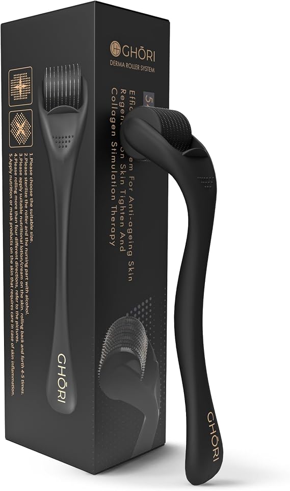 Derma Roller | 540 Titanium Microneedles | 0.50mm | Hair & Skin
