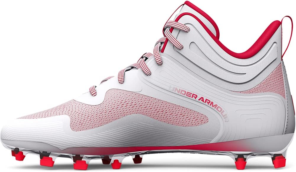 Under Armour Men's Command Mid Lacrosse Mt TPU Cleat Shoe