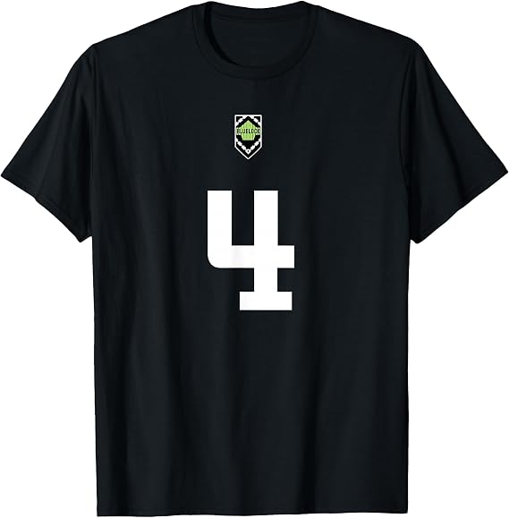 Blue Lock - Chigiri No.4 Team Z T-Shirt, Men, Black, Small
