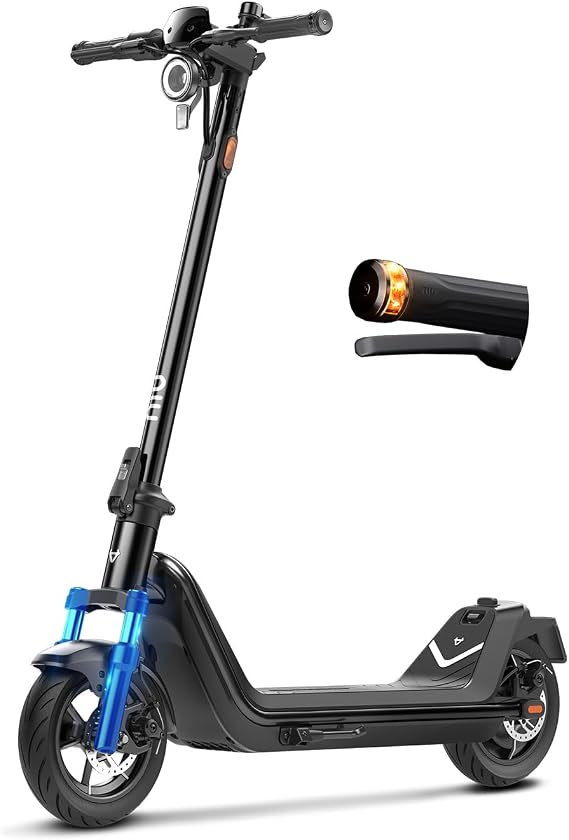 NIU 100P/100F/300P/300X Electric Scooter Adult - E Scooter with Suspension, 600-1000W Peak Power, 18-37.3 Miles Max Range, Top Speed 17.4-23.6MPH, Commuting E-Scooter