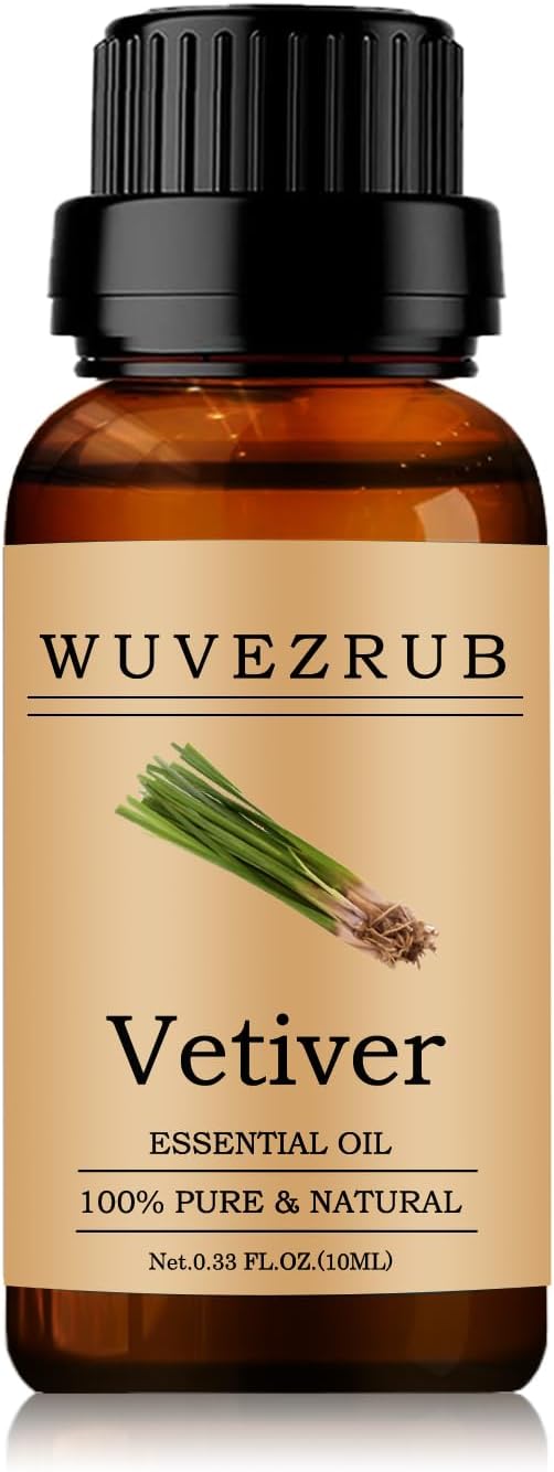 Vetiver Essential Oil for Diffuser Aromatherapy DIY Soap-10ml