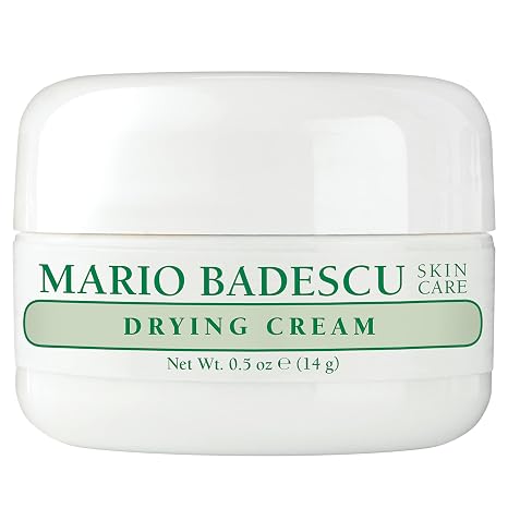 Mario Badescu Drying Cream for Combination & Oily Skin | Clarifying Cream that Targets Bumps and Spots | Formulated with Sulfur & Zinc Oxide | 0.5 Ounce (Pack of 1)