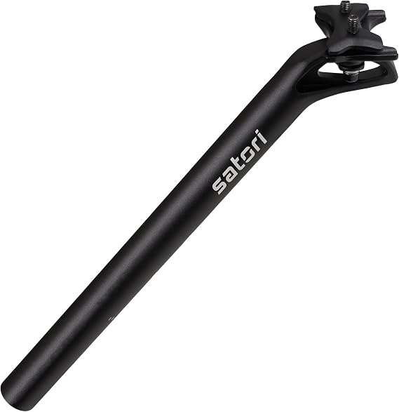 SATORI Serpent Bike Seatpost - 27.2mm x 350mm -Light Weight Road Mountain Bike Bicycle MTB 3D Forged Aluminium Alloy 24mm Offset Setback