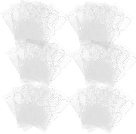 EXCEART Ear Support Stickers 60pcs Silicone Ear Brace for Earring Tape Cosmetics Safe Material