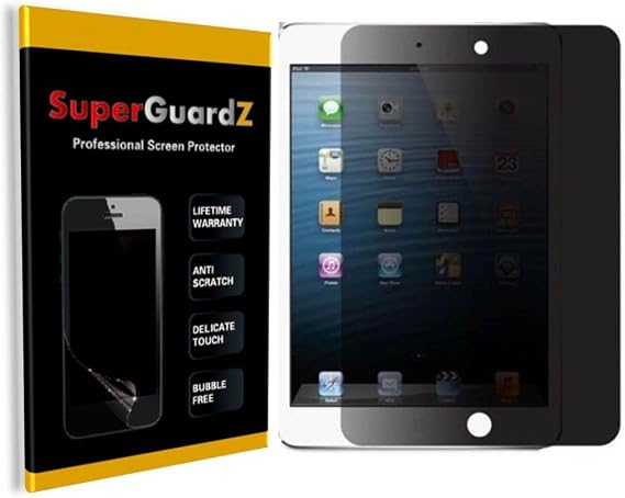 [1-Pack] for iPad 4/3 / 2 - SuperGuardZ Screen Protector, Privacy, Anti-Spy, Anti-Scratch, Anti-Bubble